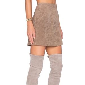 NWT Blank NYC Suede Mini Skirt Sz 25